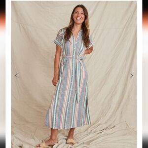 Marine Layer Simone Dress in Multi Stripe
